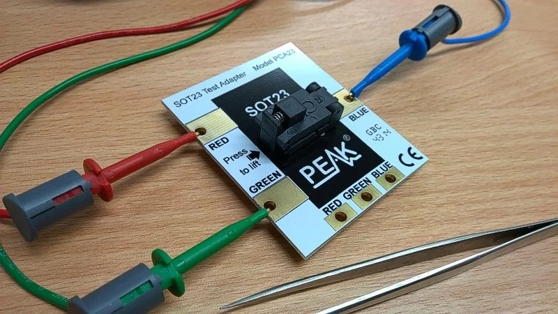 PCA23 PEAK ELECTRONICS SOT23 Test Adapter