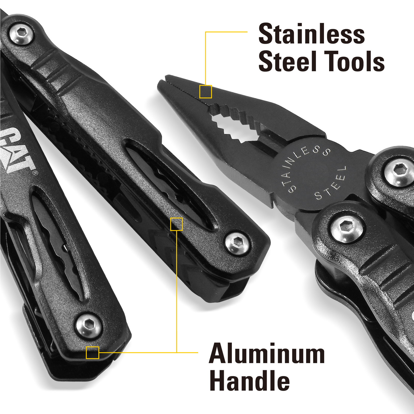 Cat 13-in-1 Multi-Tool with Black Body and Tools - 980021