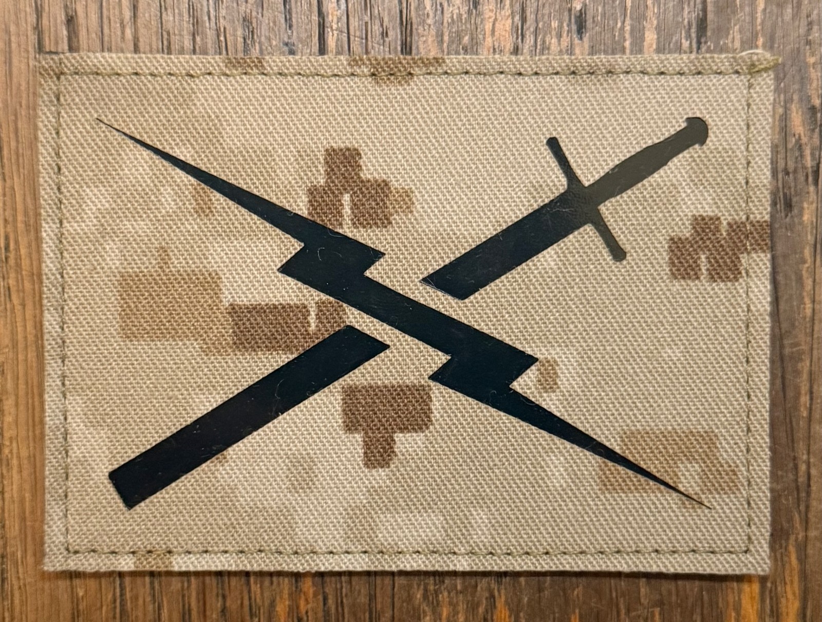 Phantom Defense "Sword & Lightning Bolt/Hunter" Patch AOR1 Variant