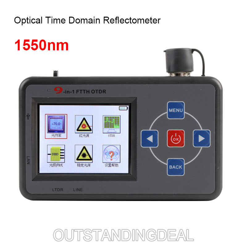 1550nm 9 in 1 mini Optical Time Domain Reflectometer OTDR Cable Test ot16