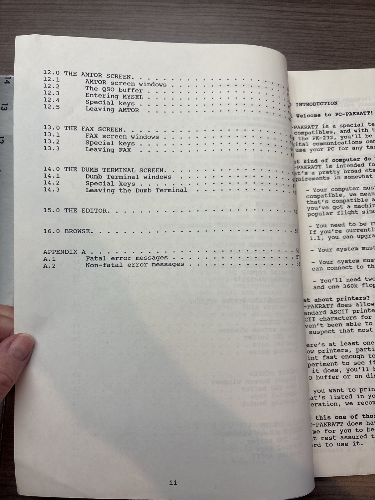 PC-Pakratt Terminal Program Model PK-232 Data Controller User’s Guide - Rare