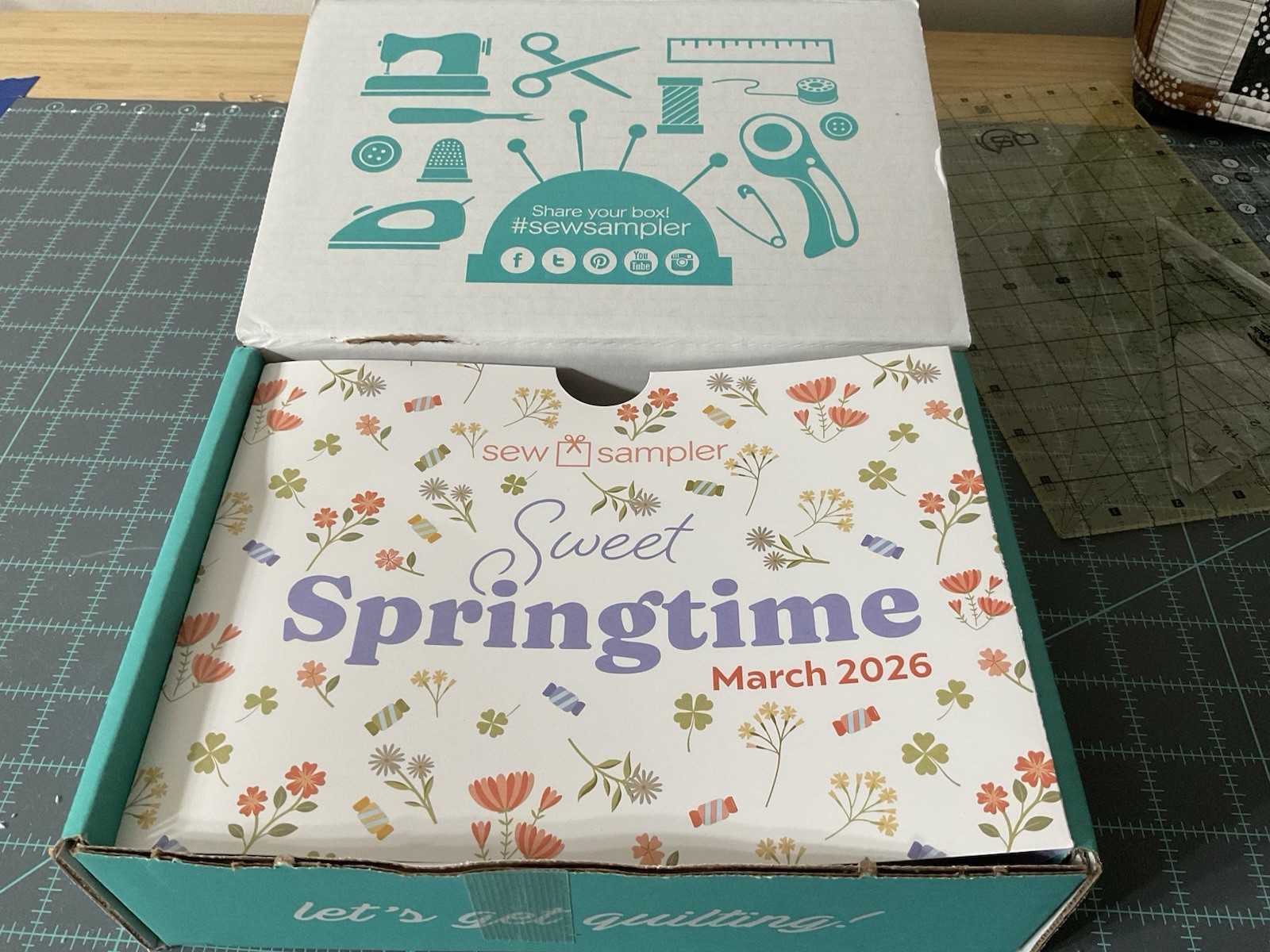 March 2026 Sew Sampler Box Items-Pastel Prairie Jolly Bar—New!!