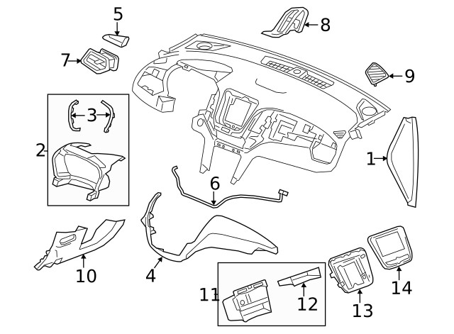 Genuine GM Finish Panel 84606143