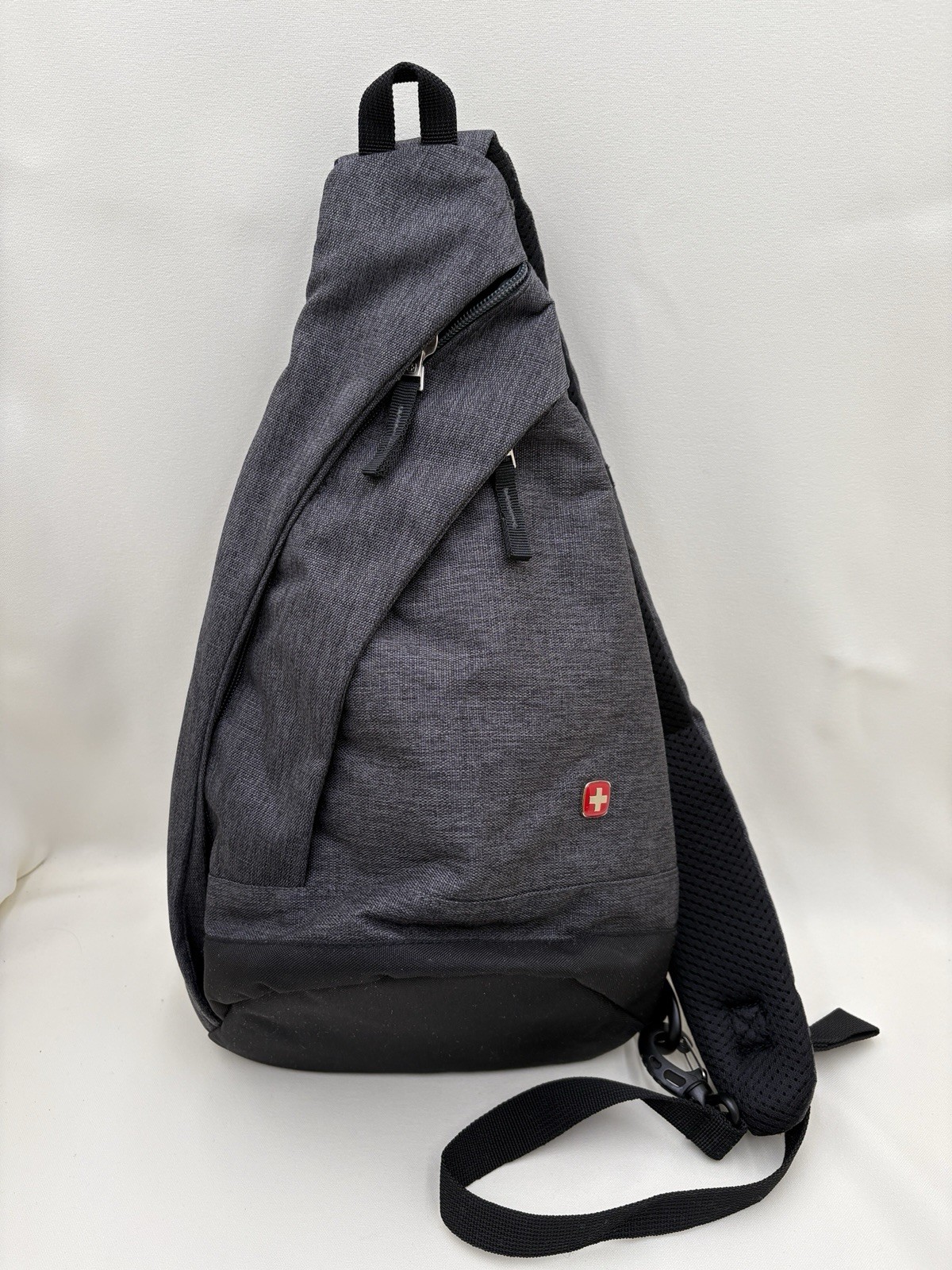SwissGear Multi Section Vertical Bag Strap - Black Gray