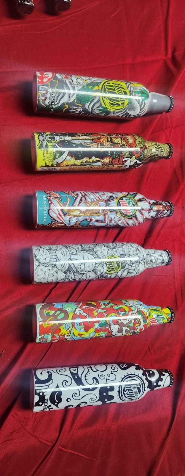 Collector Mountain Dew Bottles
