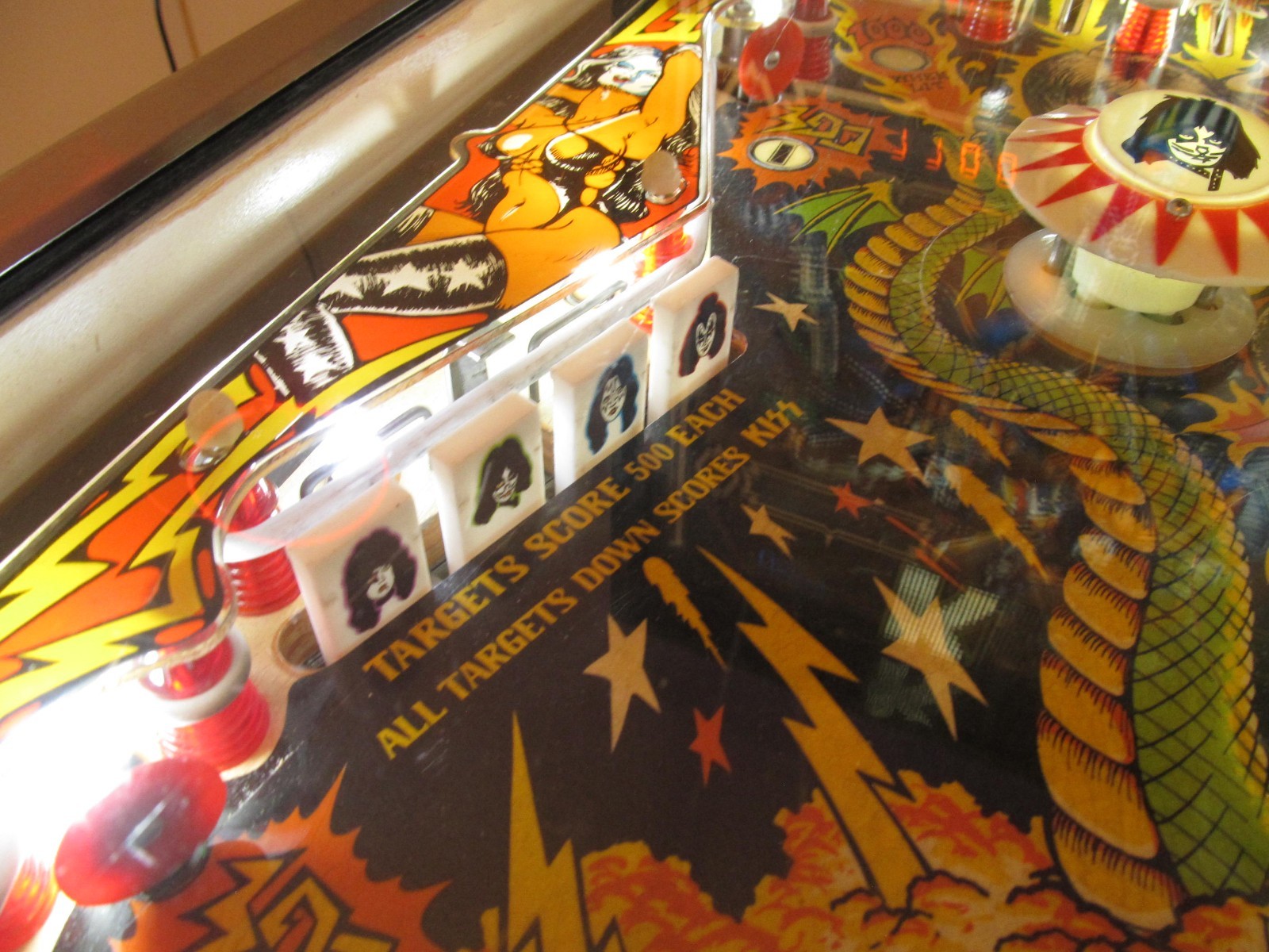 Bally 1978 "KISS" Original Classic Pinball Machine
