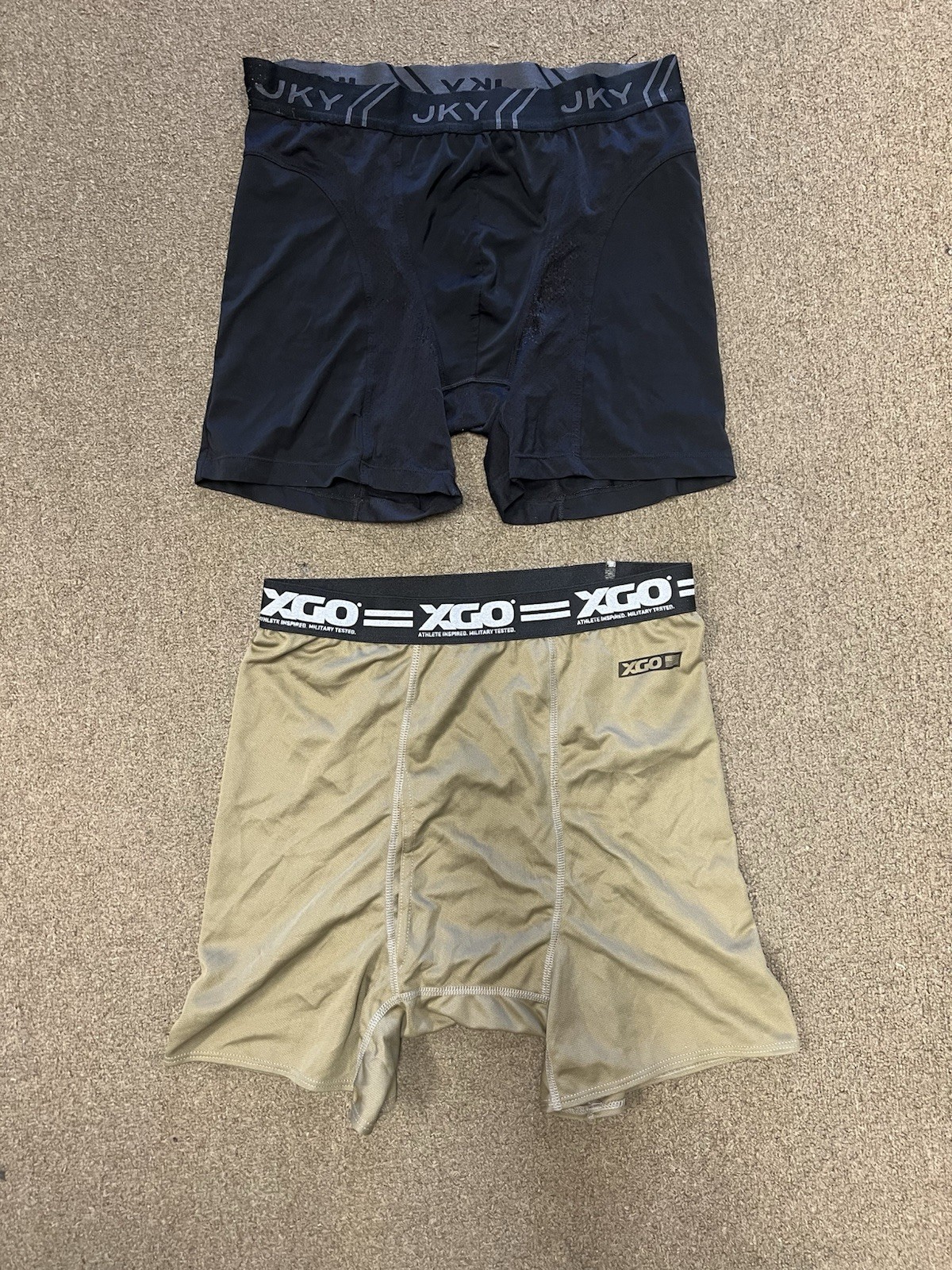UNDEREWEAR TAN & BLACK  USED MEDIUM