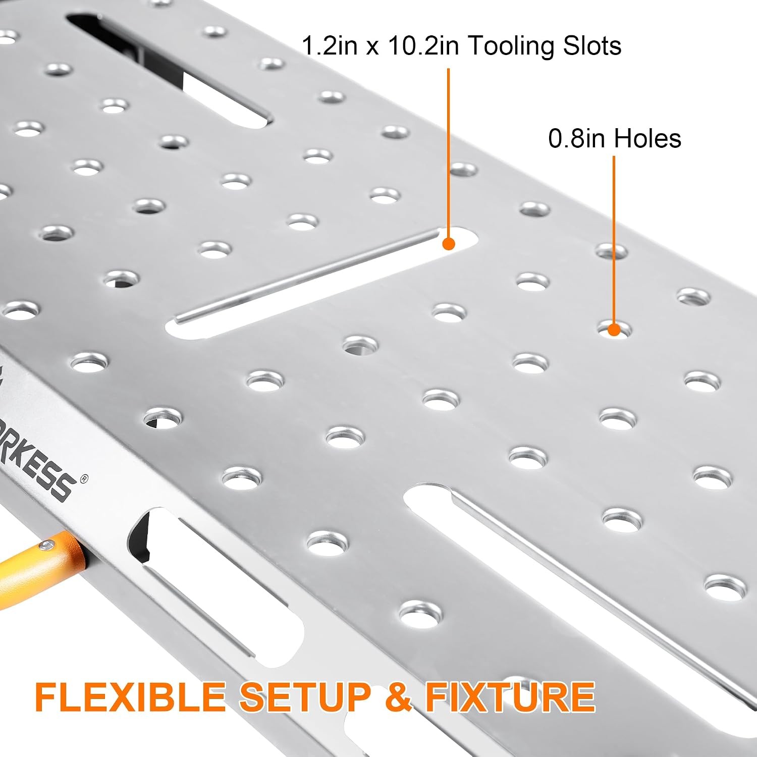 Folding Metal Welding Table 1000lb Load Adjustable Height