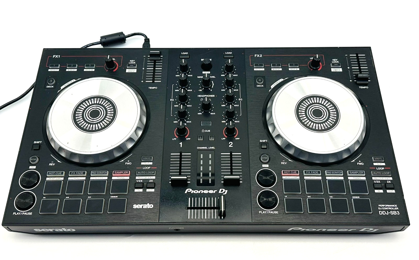 Pioneer DDJ-SB3 2-Channel DJ Controller for Serato DJ Lite