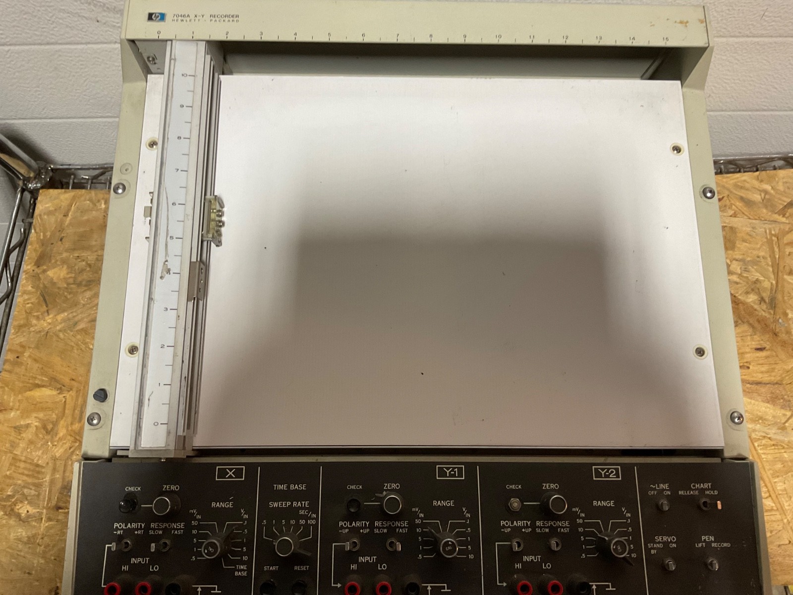Vintage Agilent Hewlett Packard HP 7047A X-Y Recorder Plotter Printer OPTION 01