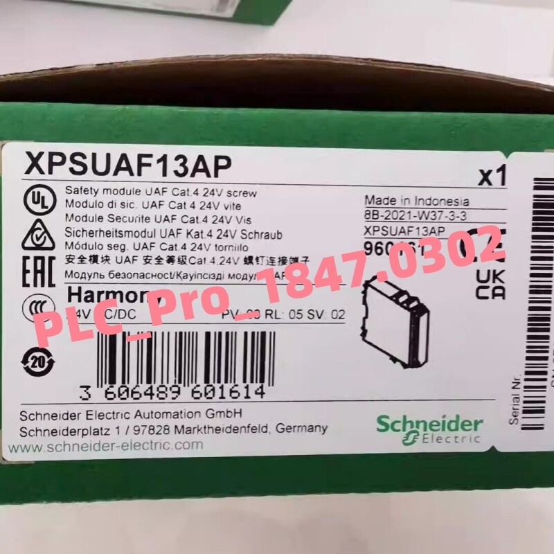 XPSUAF13AP 1PCS New Original Schneider XPSUAF13AP Safety Relay  Fast delivery