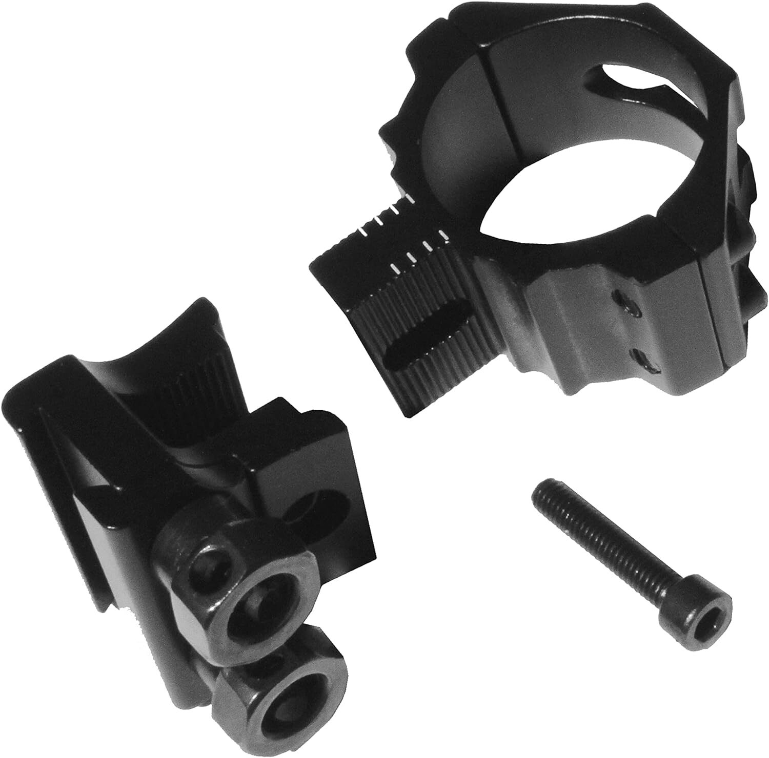 2 Pieces 1"/30mm Adjustable Height Scope Rings Mount f 11mm Dovetail Riser Base