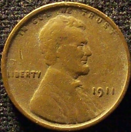 1911 P WHEAT PENNY