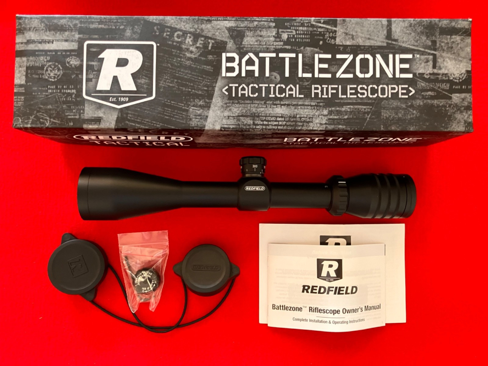 Redfield Battlezone Rifle Scope 3-9X42 New In Box TAC-MOA Reticle Matte Finish