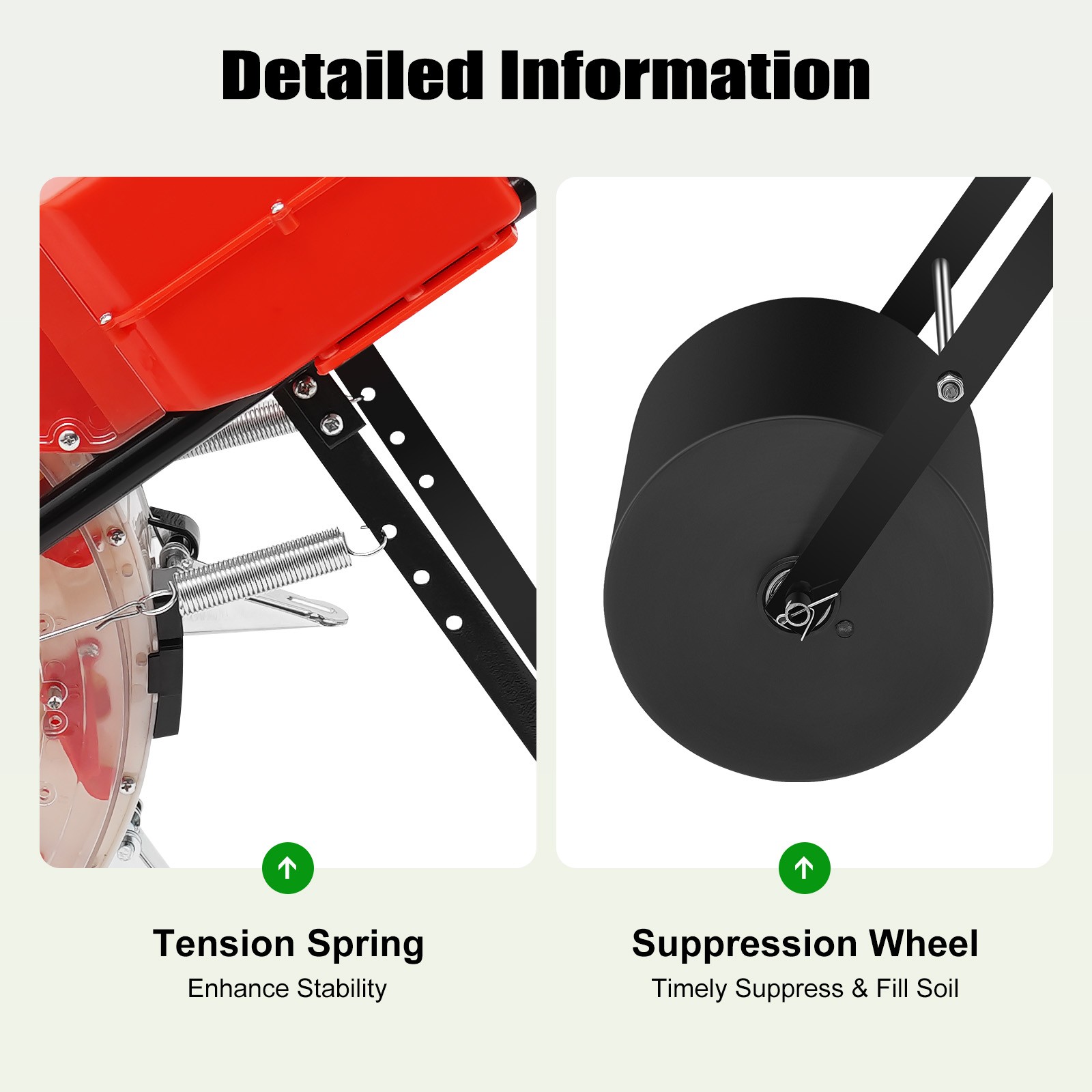 Manual Seeder Hand-held Seeding Machine Precision Garden Seed Planter Spreader