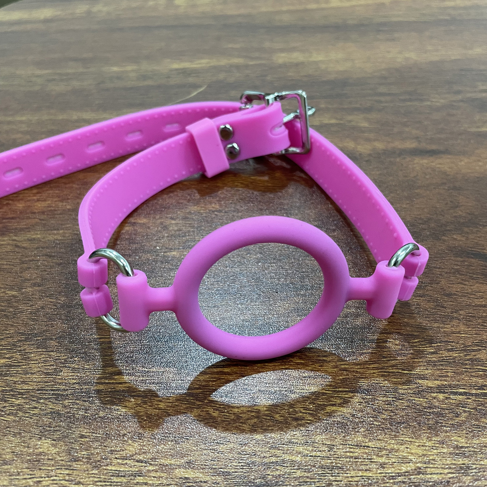 Silicone Open Mouth Gag Bondage Restraints O Ring Gag Plug BDSM Slave Roleplay