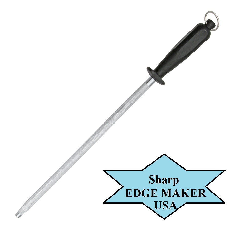 Large Knife Sharpener Butcher Steel Sharpening rod Free Shipping USA