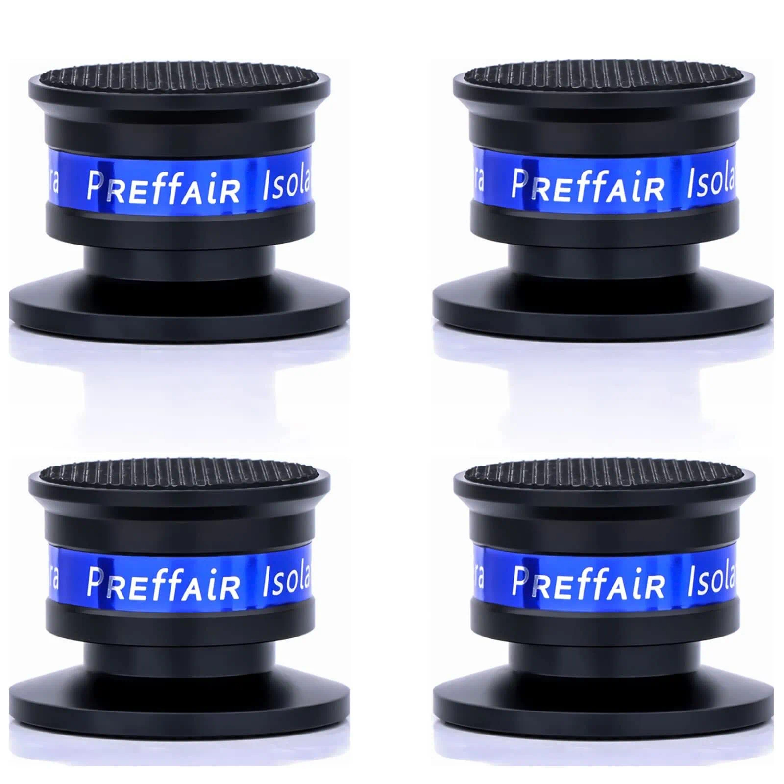 4PCS HiFi Audio Speaker Stand Turntable Isolation Feet Pads Aluminium Base Pads