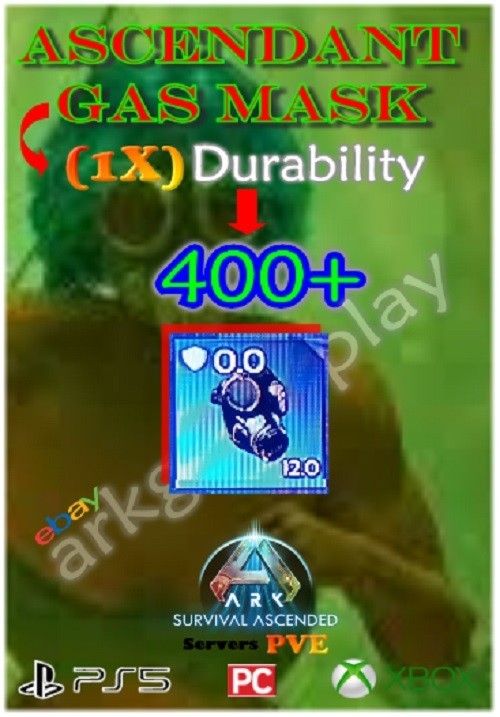 Ark Ascended PVE - Ascendant Gas Mask ( PC / Xbox / PS5 )