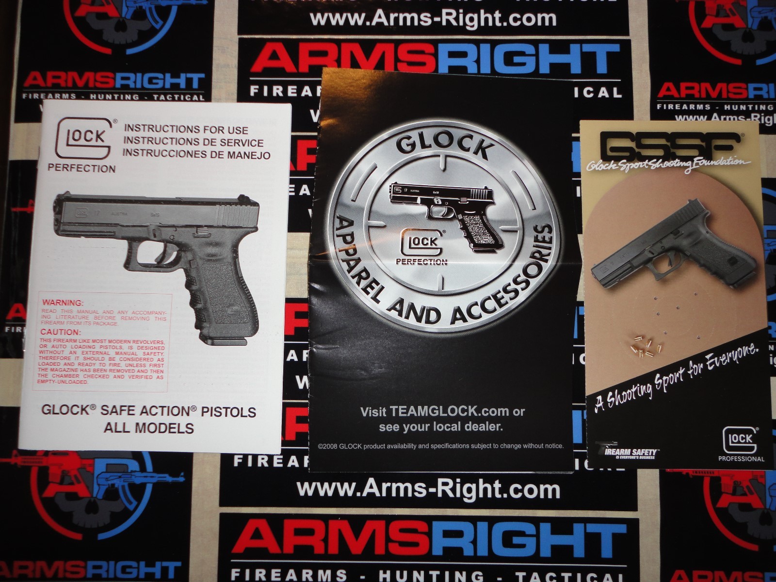 Glock All Models Manual Pack - New Factory OEM Part