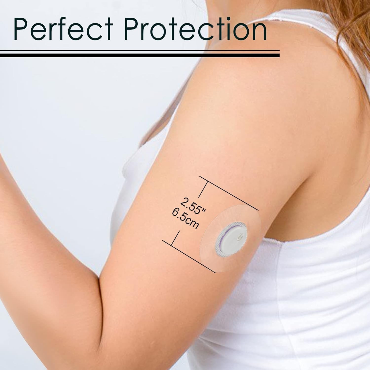 45 Pack Libre 3 Sensor Covers Waterproof Adhesive Patches Clear CGM Overpatch