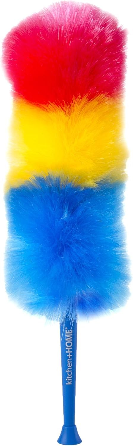 Rainbow Static Duster Electrostatic Feather Duster Attracts Dust