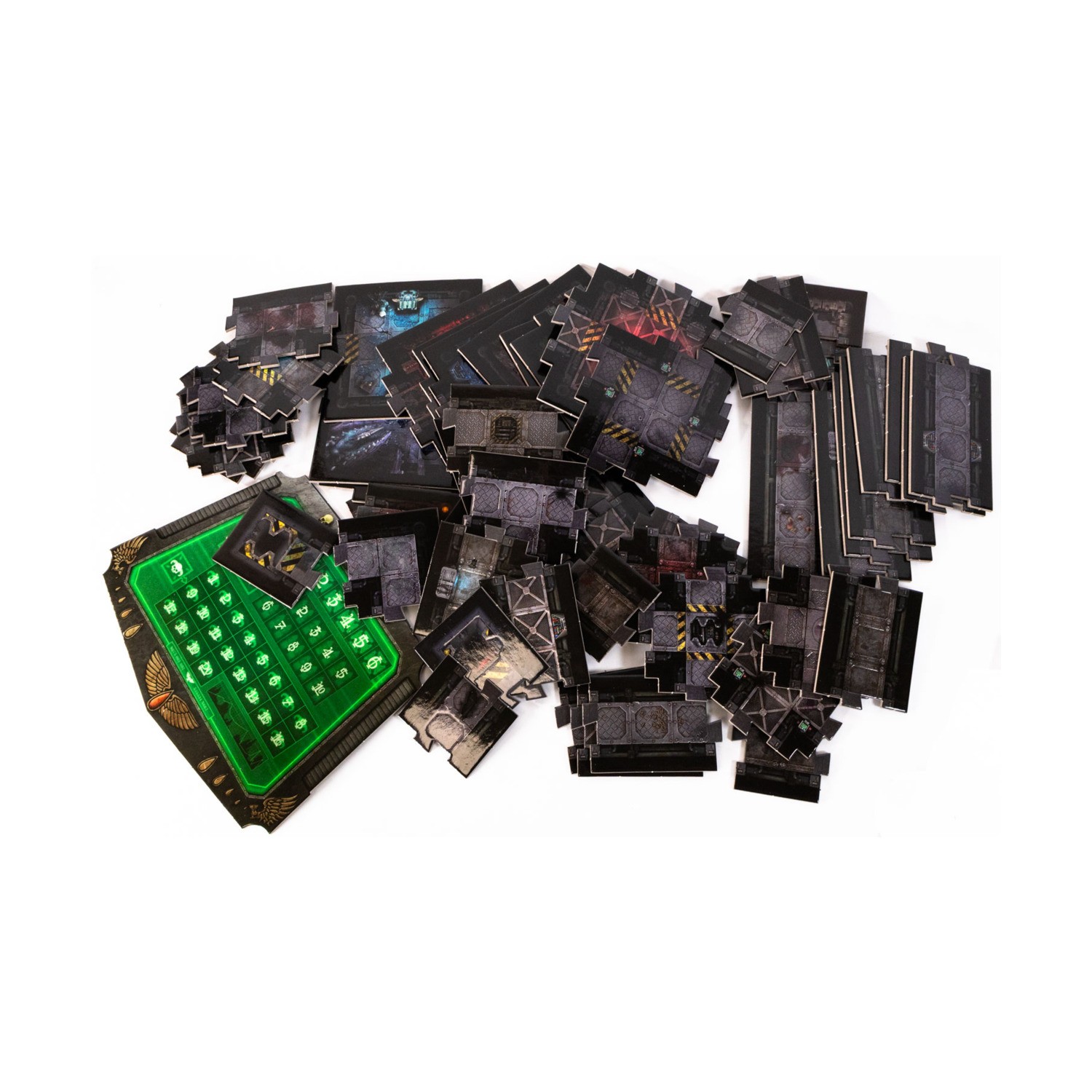 GW Boardgame Space Hulk (3rd Ed, 1st) - Tokens & Tiles Only! VG+