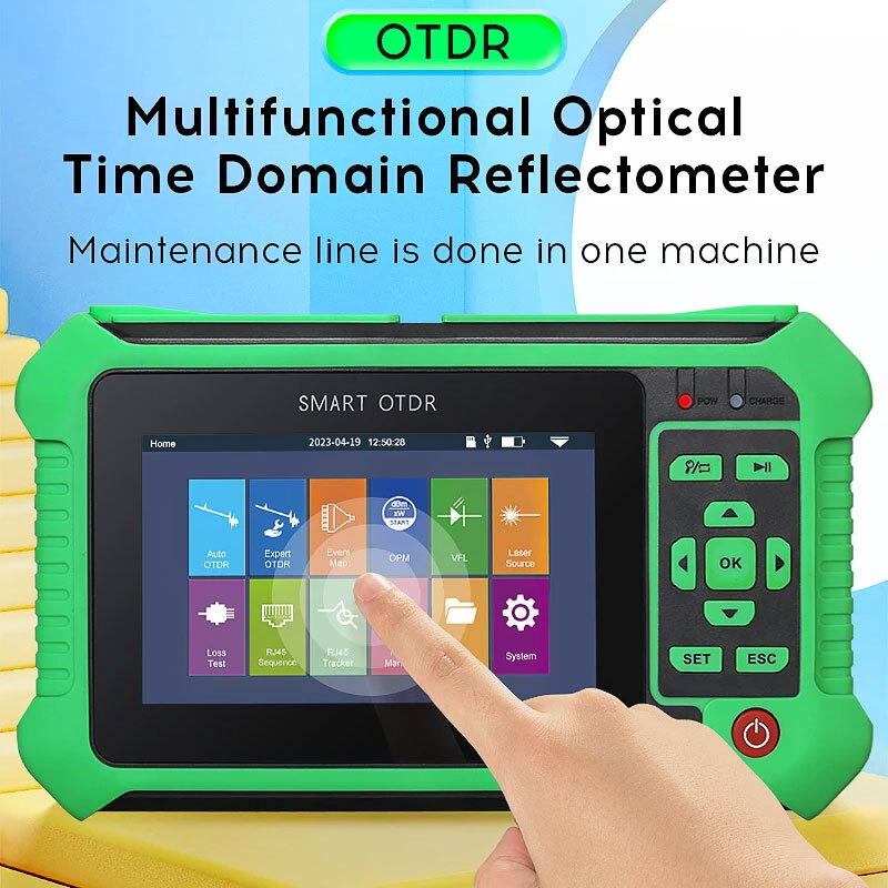 Smart OTDR Optical Time Domain Reflectometer 4.3-in 1310/1550nm UPC Connector