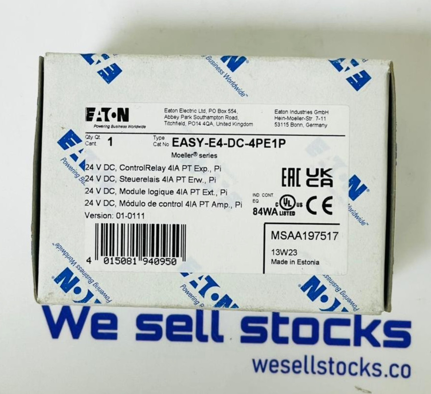 EATON EASY-E4-DC-4PE1P Control Relay Expansion Module