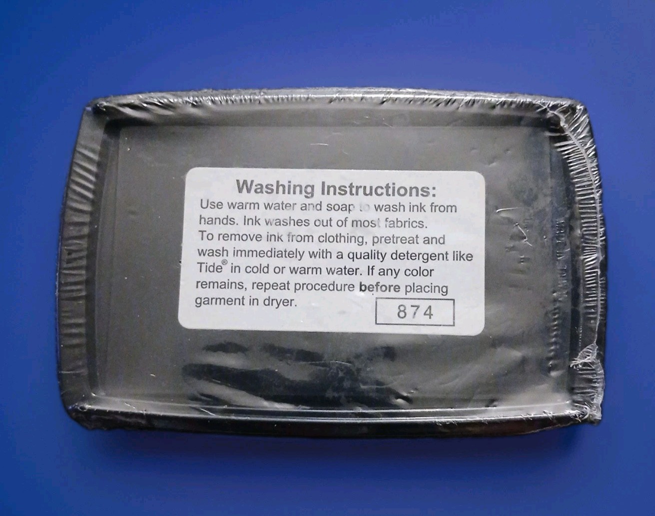 Lakeshore WASHABLE Ink Pad Blue New Sealed