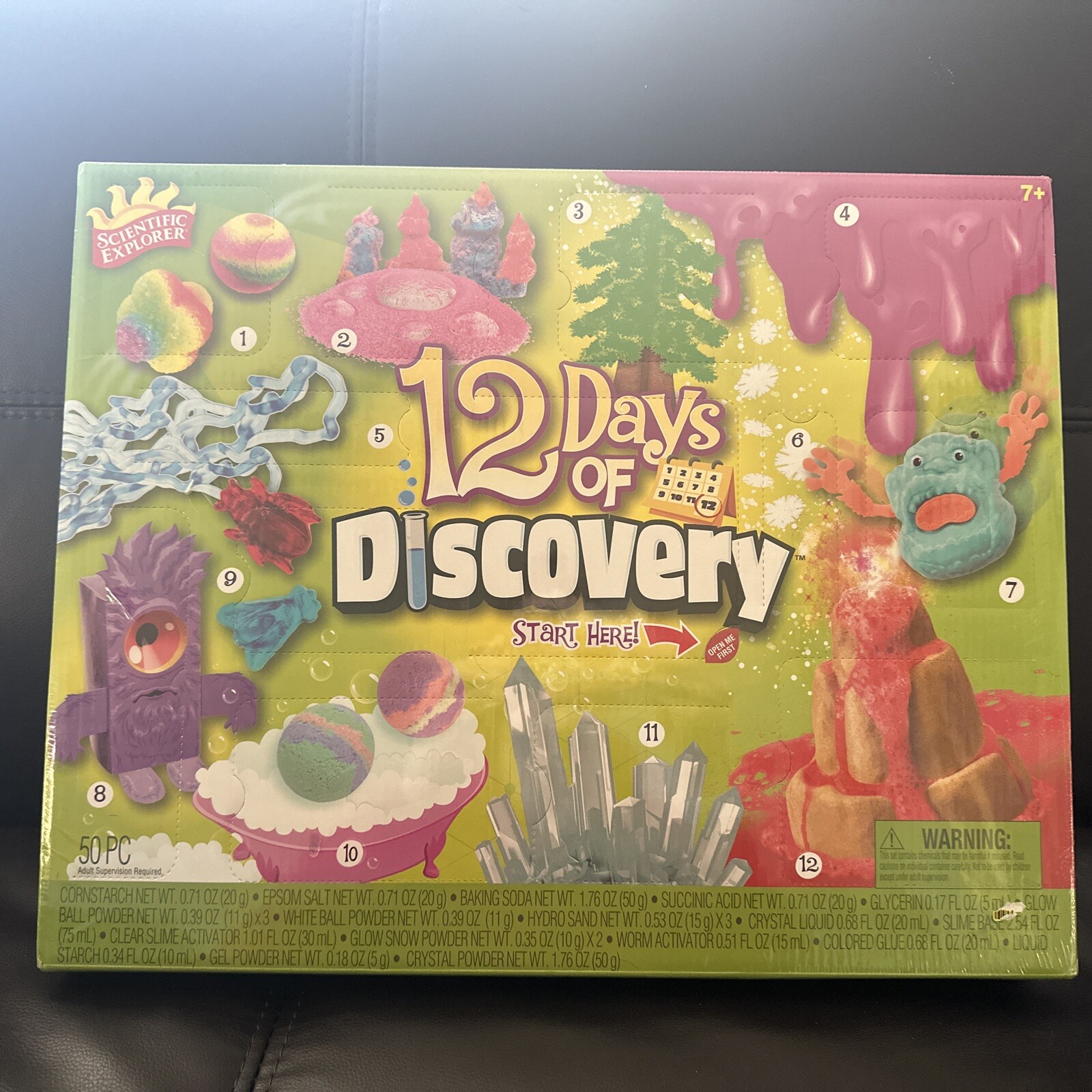 12 Days Of Discovery 50 Piece Set- New In An Unopened Box.