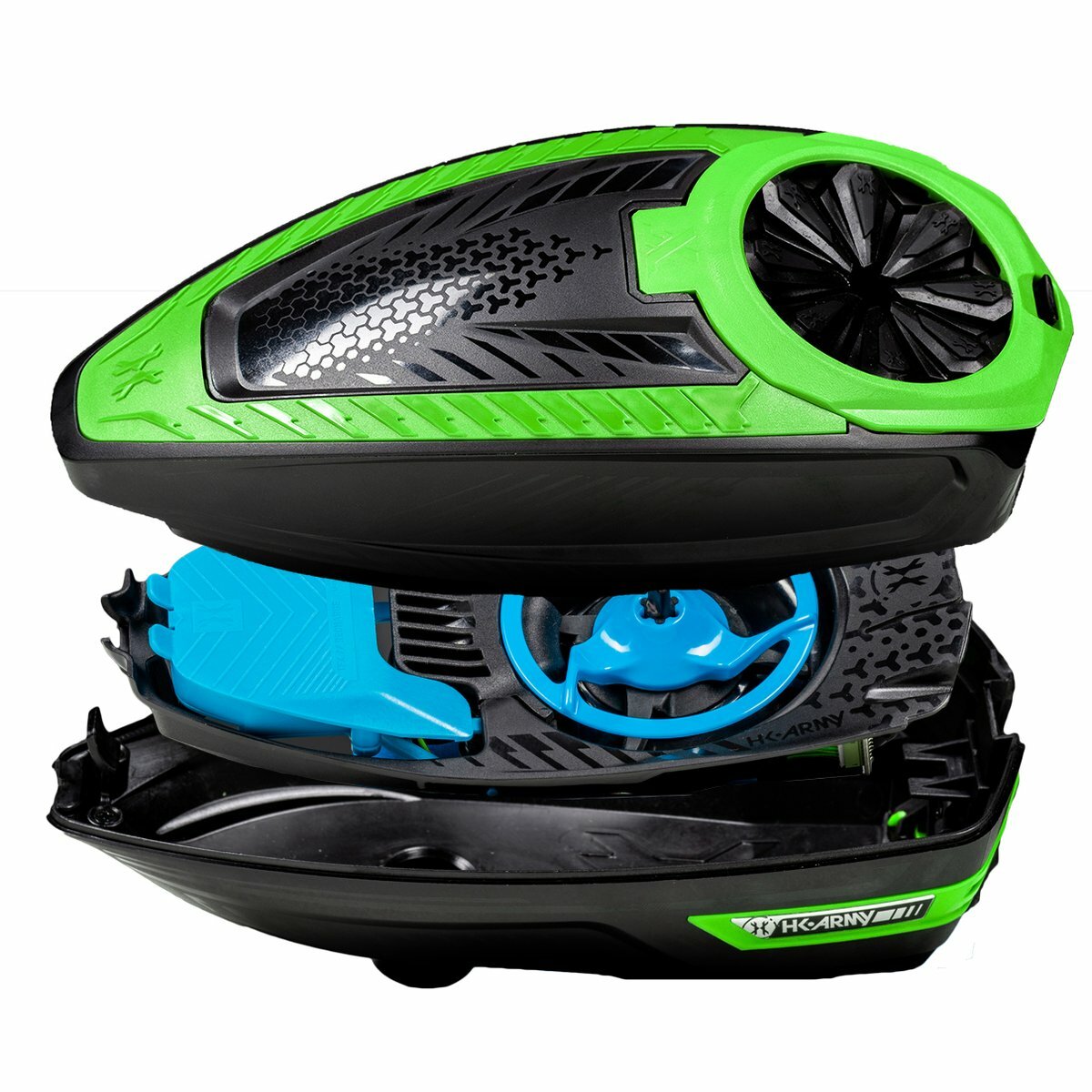 HK Army TFX3 Loader - Black / Neon Green - Paintball