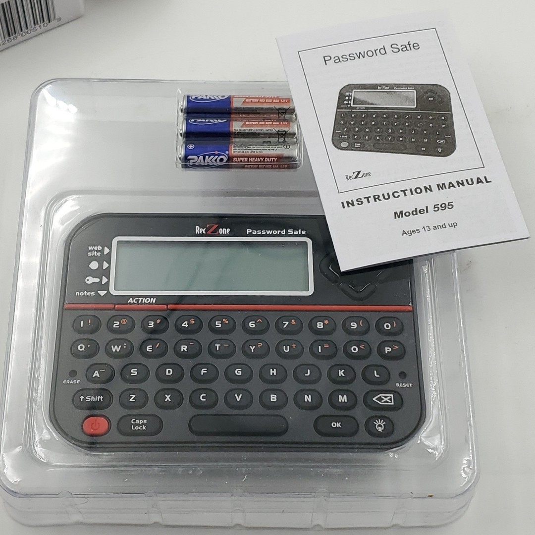 New Open Box Password Keeper Safe Vault Password Organizer Password Logbook