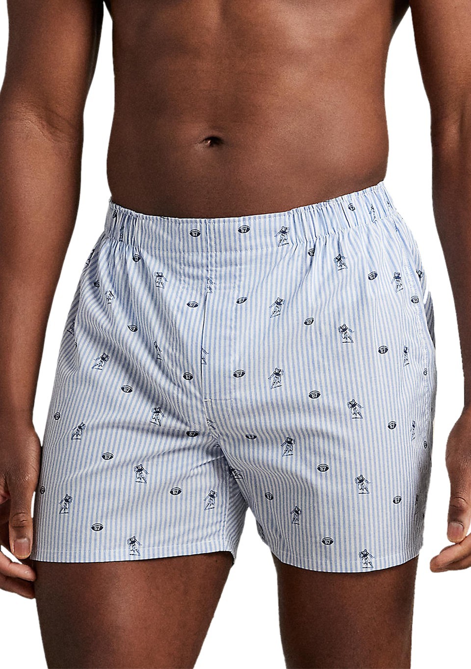 POLO RALPH LAUREN MENS 3 PACK COTTON WOVEN BOXERS UNDERWEAR#NCWBP3-NWT