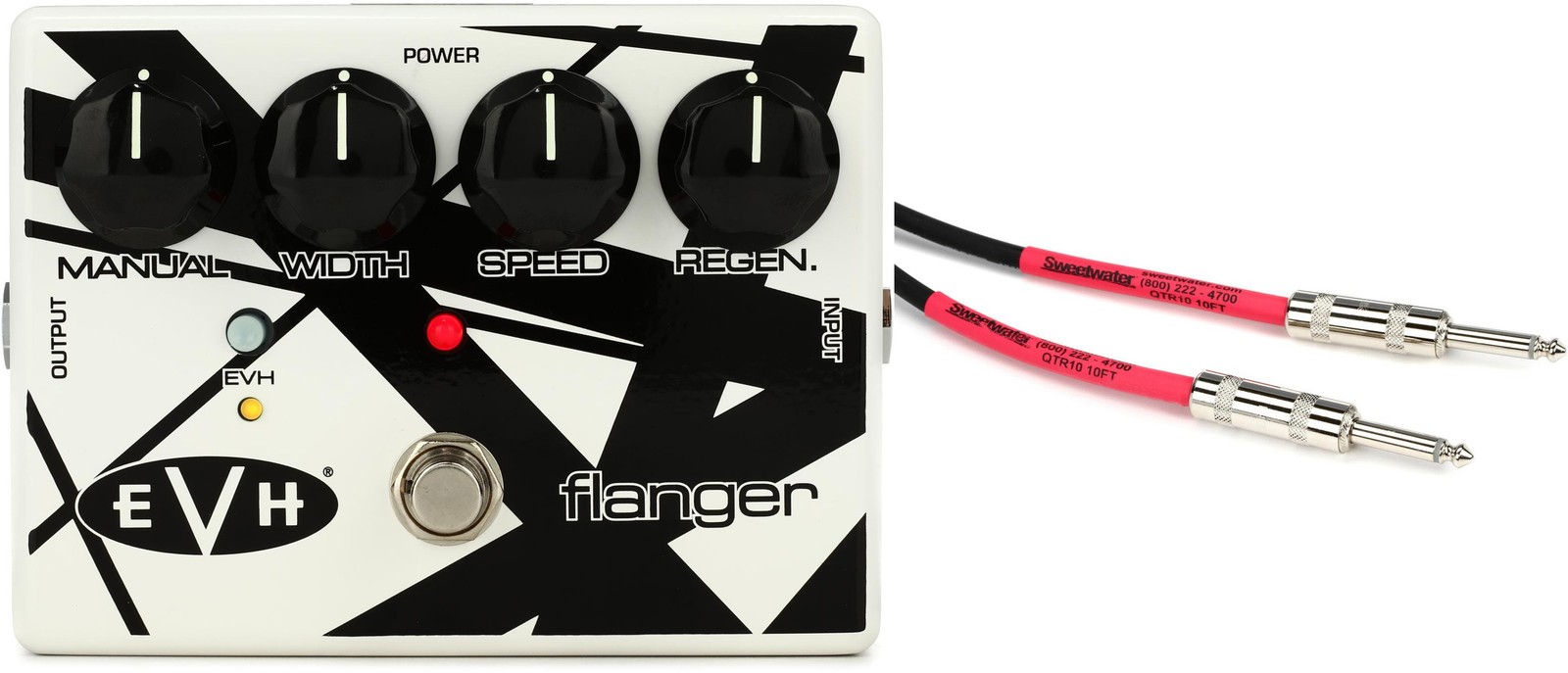MXR EVH117 Eddie Van Halen Flanger Pedal + Pro Co EGSS-10 Value Bundle
