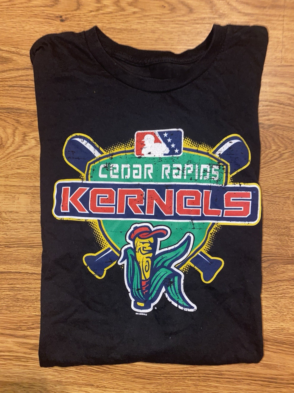 Cedar Rapids Kernels MiLB Mens Graphic Logo Shirt XXL
