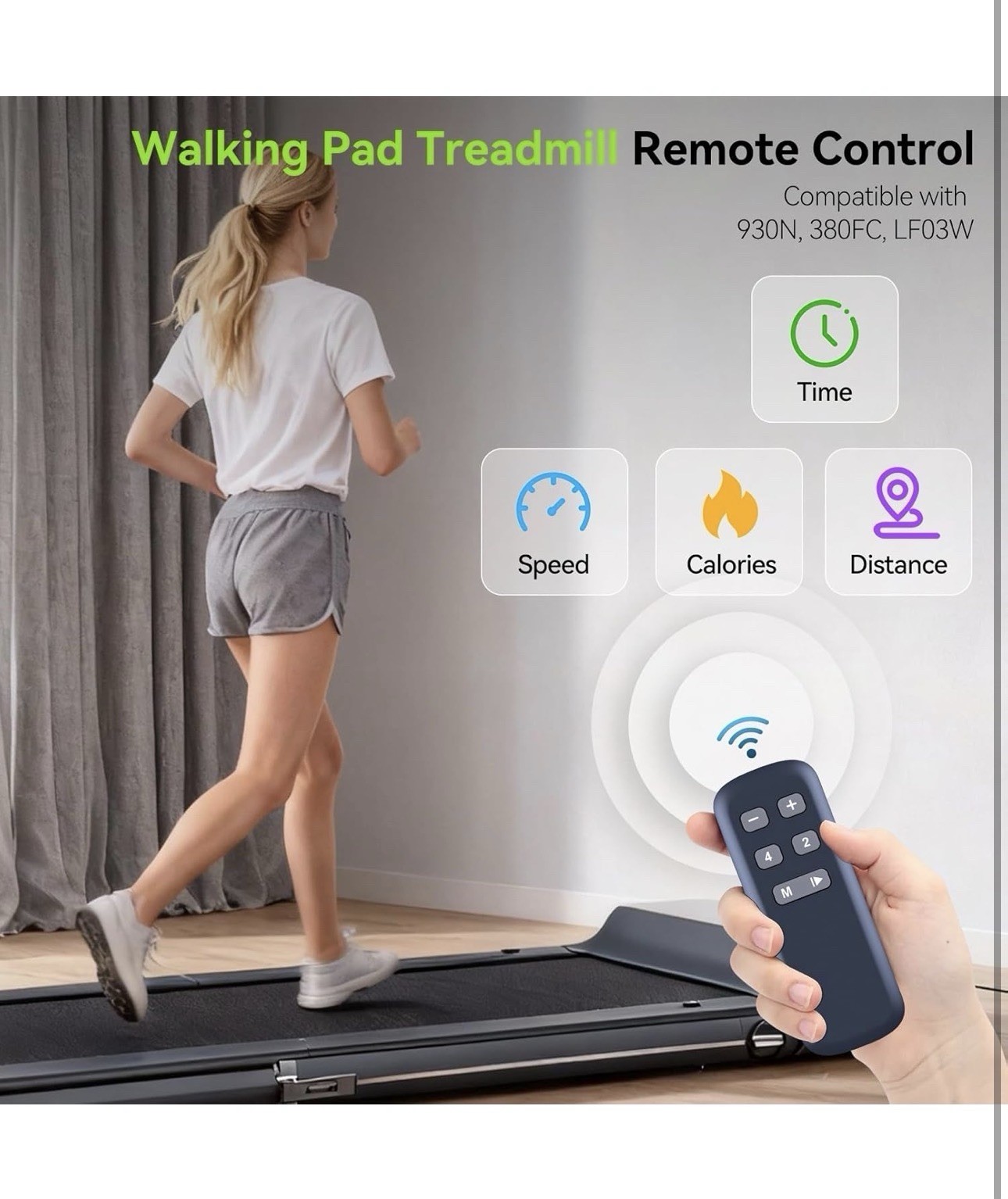Replacement Walking Pad Remote Control for Aiteid Folding Treadmill with Handles