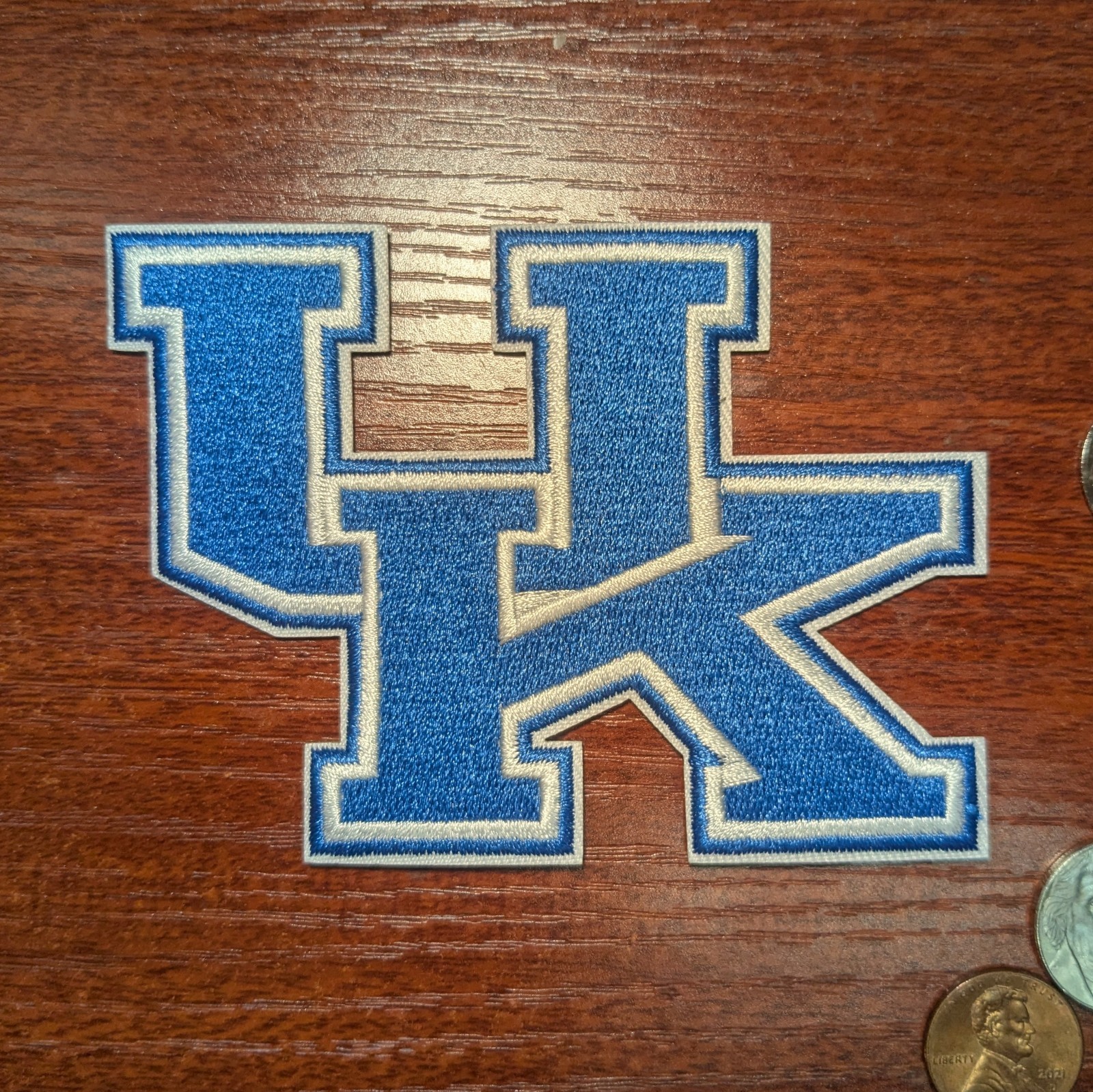University of Kentucky Wildcats Patch UK College Sports Embroidered Iron On 3x4"