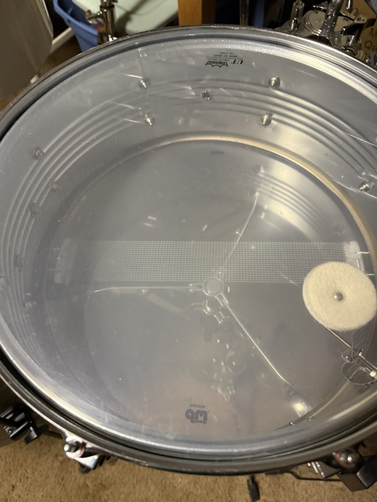 Jay lugs Remo Weather King Ambassador heads  Snare Drum new snare drum parts DW