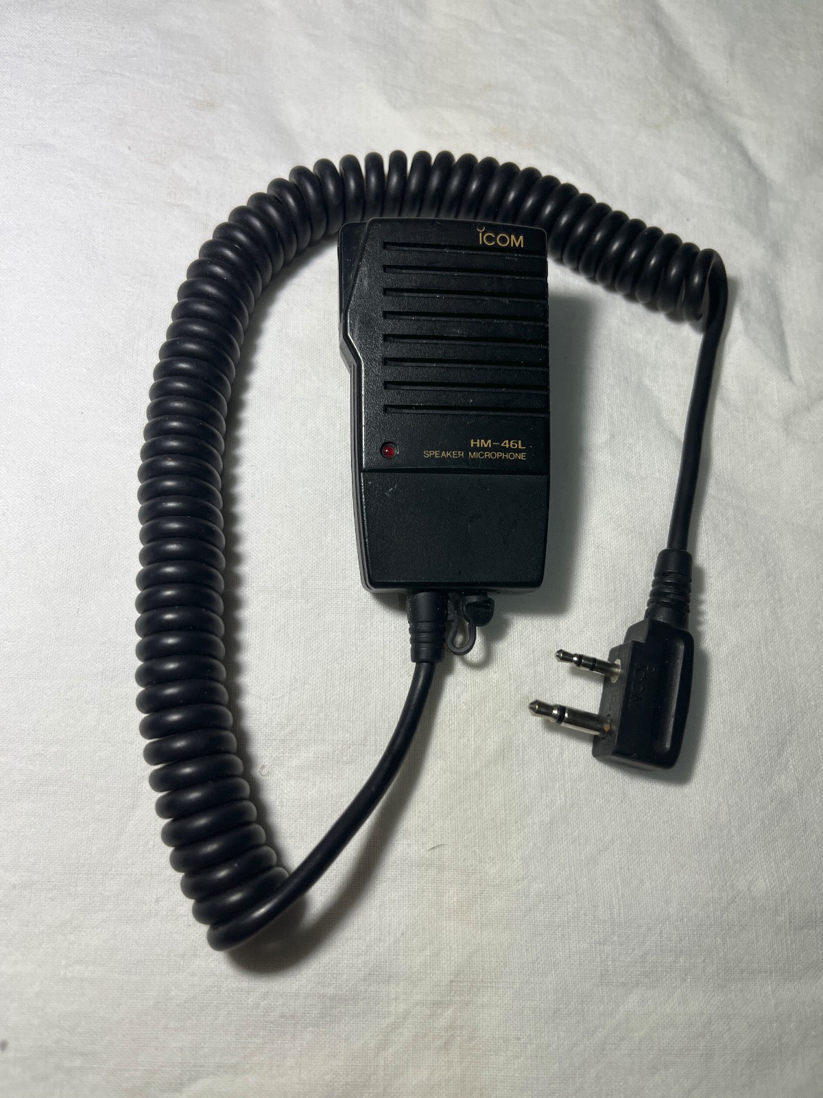 ICOM HM-46L Speaker Microphone for Handheld Transceiver