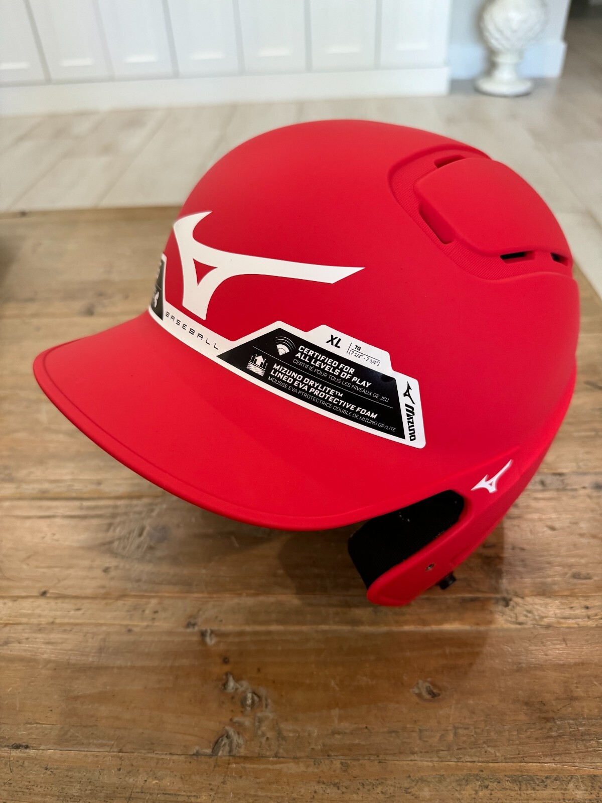 NEW Mizuno B6 Baseball Batting Helmet Red  Size XL