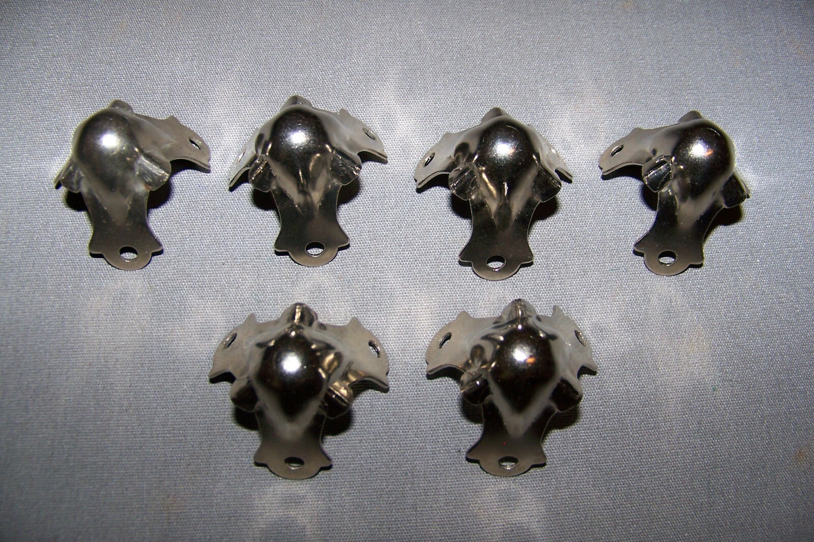 Small, Chrome Plate, Over Tin, Corners - SEE INFO