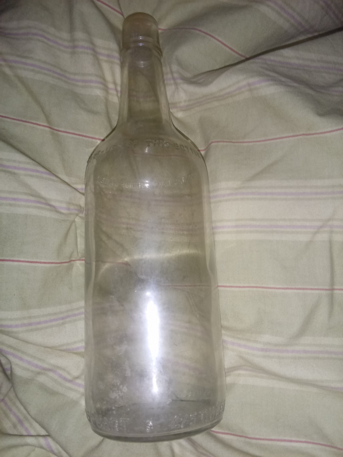 vintage liquor bottle 1952