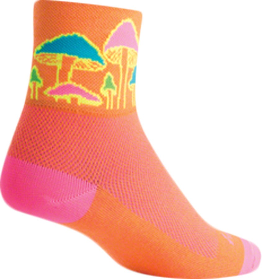 SockGuy Classic Socks Ankle Socks Large/XL Orange