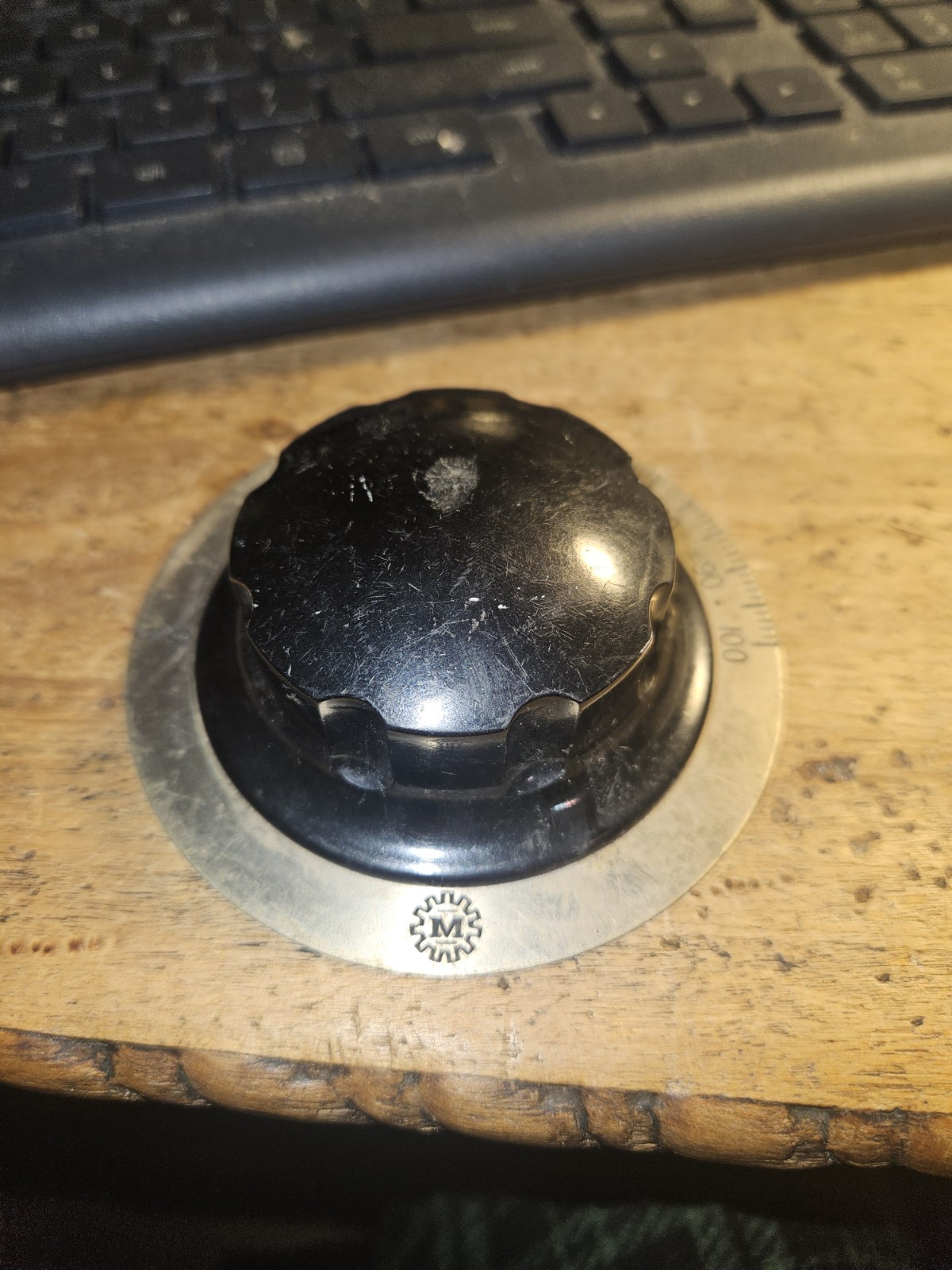 Vintage Good Used JAMES MILLEN Vernier 0-100 Dial Ham radio