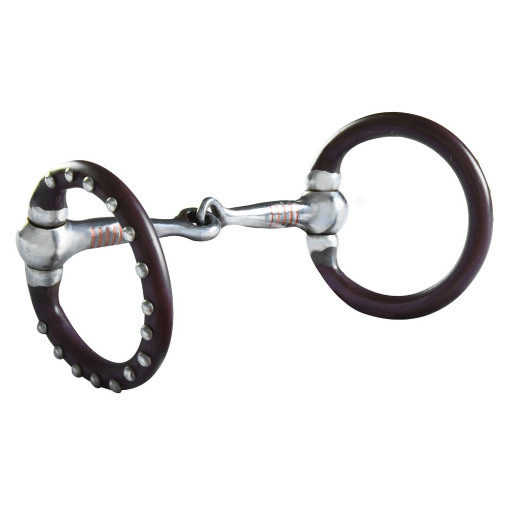 Hilason Sweet Iron O-Ring Snaffle Bit for Pony & Mini Horse