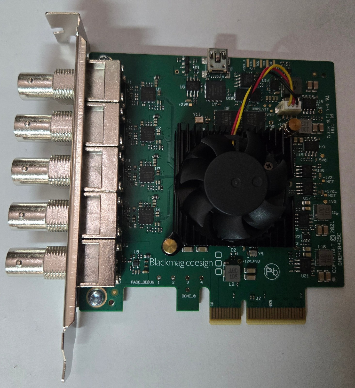 Blackmagic DeckLink Duo 2 SDI PCIe Capture Card + HDMI Bracket & Audio Breakout