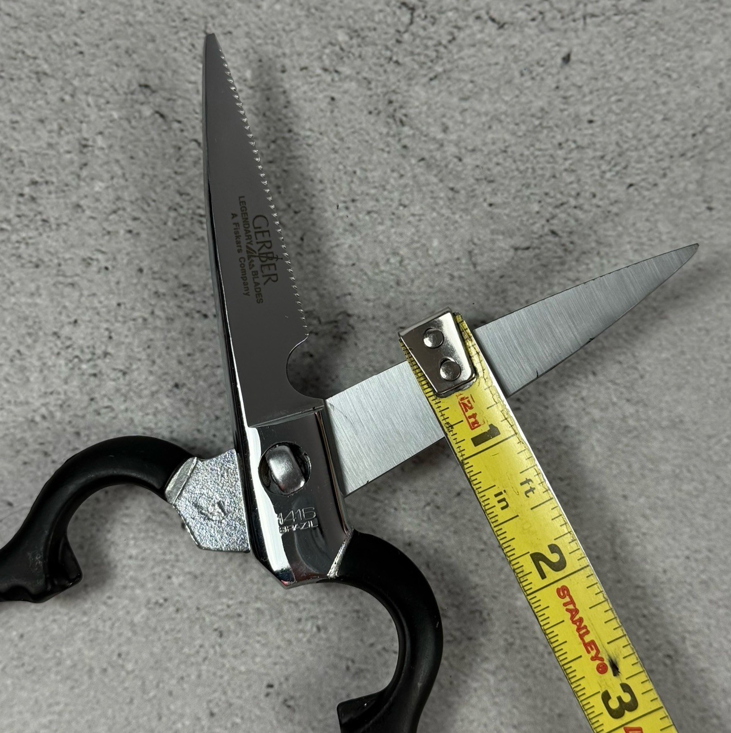 Vintage Gerber 1416 Multi-Purpose Kitchen Shears Pinking Scissors 8 in. Sharp