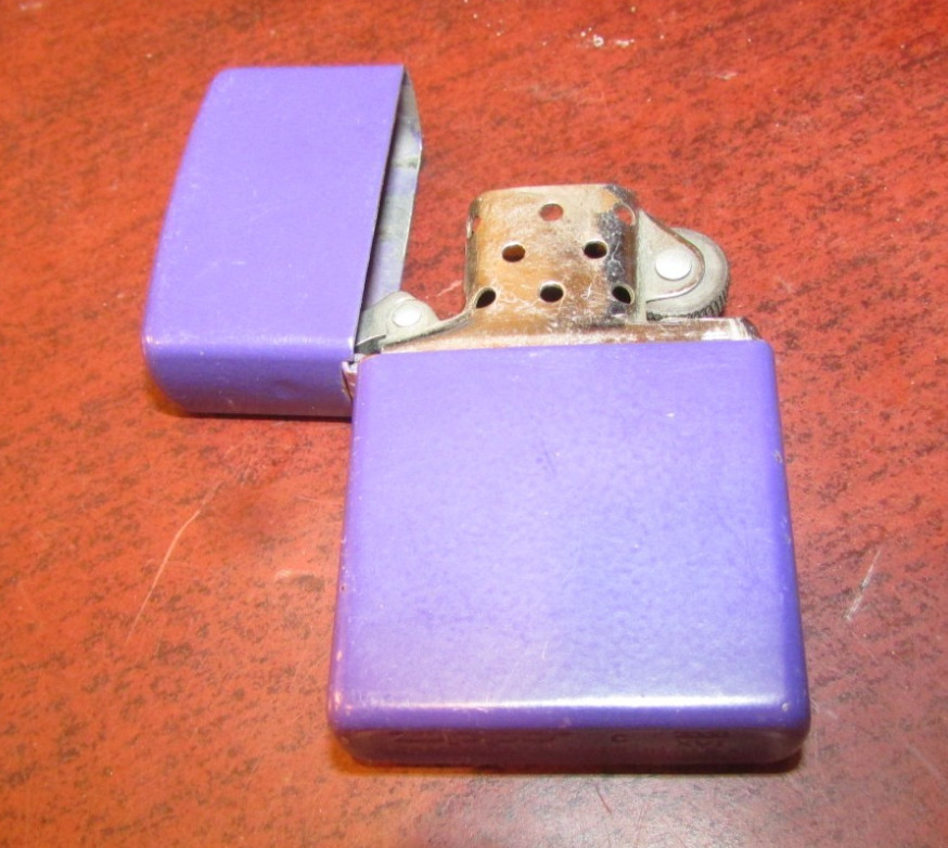Zippo Brand Lighter Purple 2000