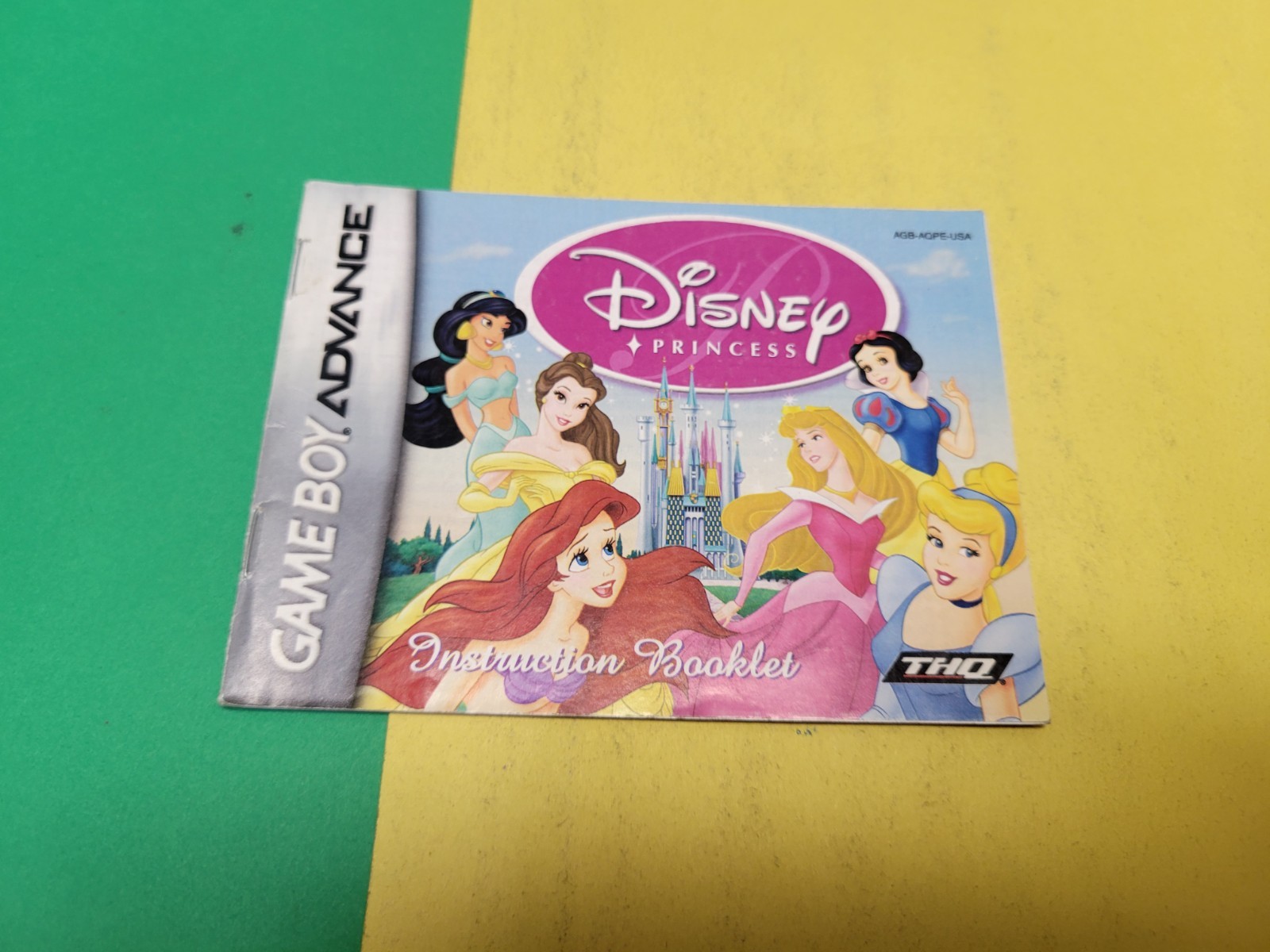 Disney princess GBA manual only